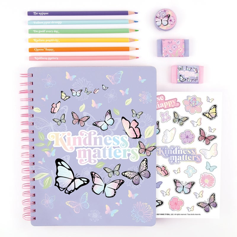 Make It Real - Butterfly All-In-1 Sketching Set 11 Pieces - 12025 - Image 5